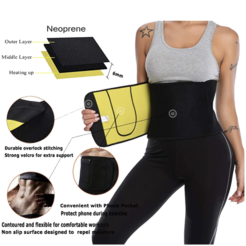 XFW Workout Slimming Waist Belt w/ Smartphone Pocket – xenergyfw